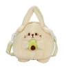 Cute rabbit-shaped velvet felt bag for small item storage Item Picture